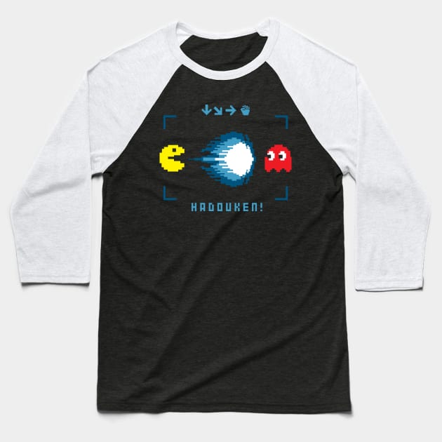 Hadouken Baseball T-Shirt by RedBug01